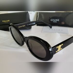 Celine Triomphe Oval Sunglasses